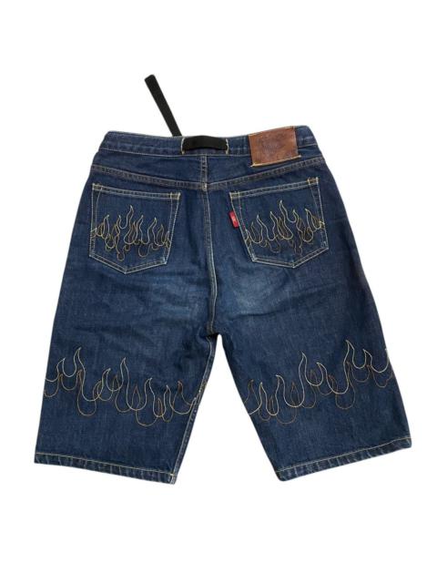 Vintage MiracleWoman Denim Flame Shortpants