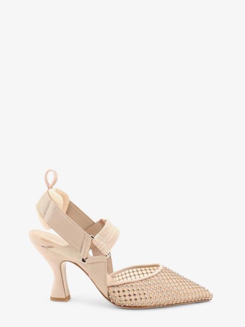FENDI Fendi Colibrì Pumps In Mesh And Suede