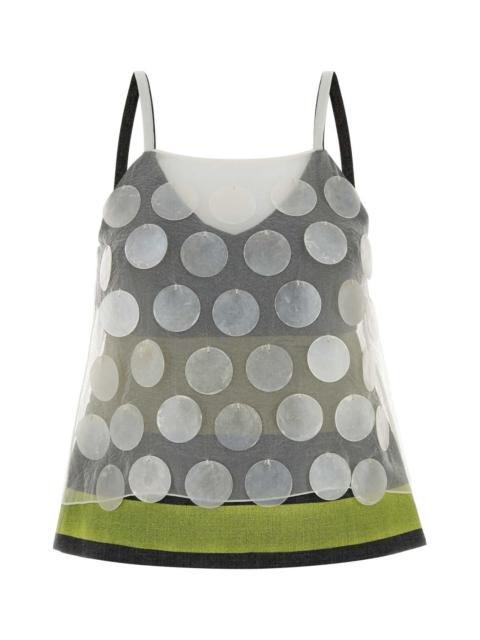 Marni Marni Women Grey Wool Tank Top