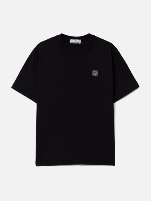 Stone Island ORGANIC COTTON JERSEY 'FISSATO' EFFECT SHORT SLEEVE T-SHIRT