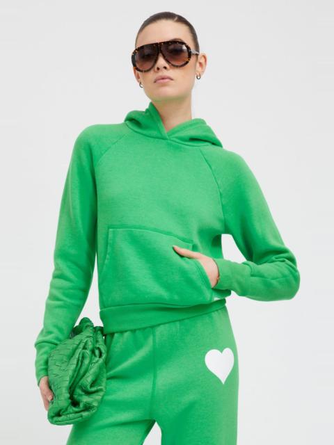 SPRWMN BRIGHT GREEN SHRUNKEN HOODIE