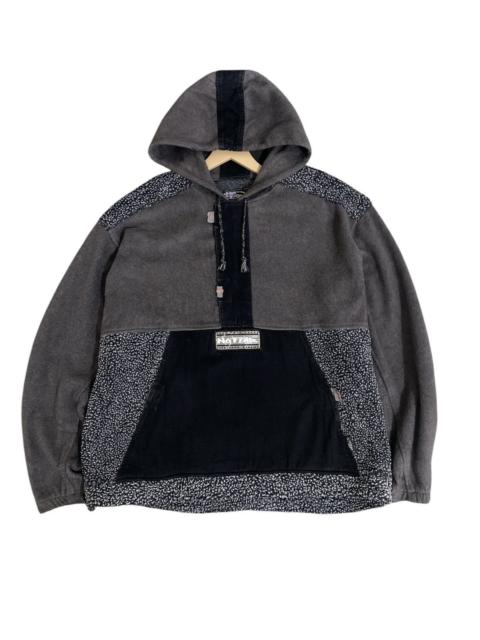 Other Designers No Fear × Vintage - Vintage No Fear Anorak Half Zipper Fleece Rare Design