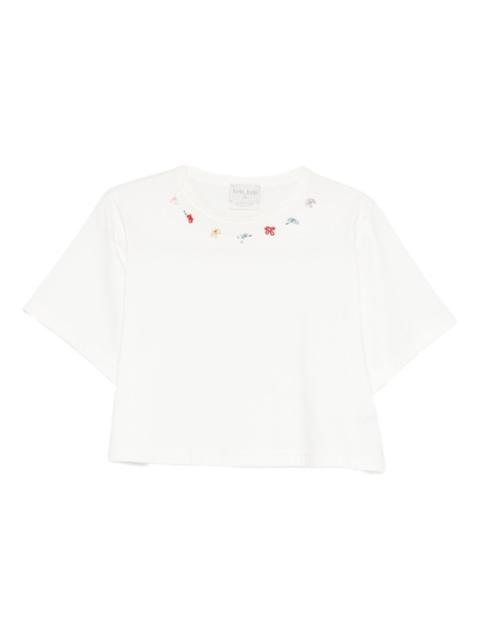 forte_forte Forte Forte Women Embroidered Cotton T-Shirt