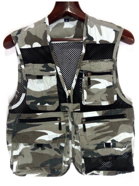 Other Designers Military - Japanese brand multi pocket tactical utility camo vest