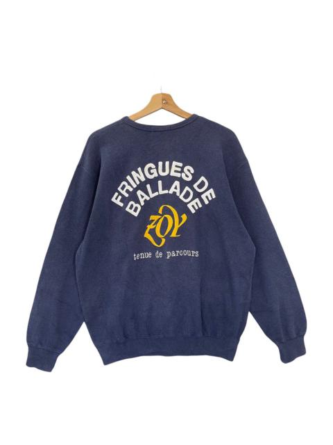 Other Designers Issey Miyake - Fringues De Ballade Zoy Crewneck Sweatshirt Size M