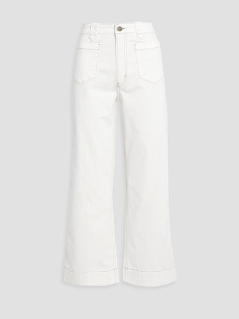 FRAME High-rise straight-leg jeans