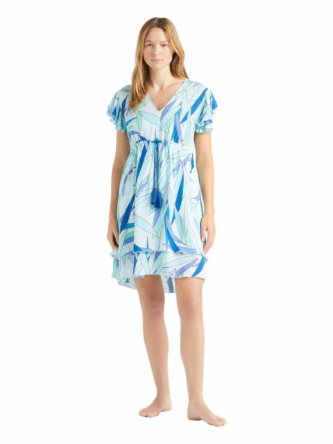 Vilebrequin Vilebrequin Women's Madrague Short Rayon Dress in Thalassa at Nordstrom