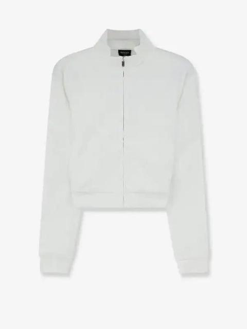 GUCCI Gucci Zippered Sweatshirt With Web Detail White