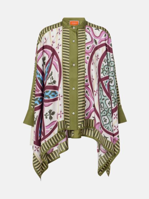 La DoubleJ Foulard printed silk twill shirt