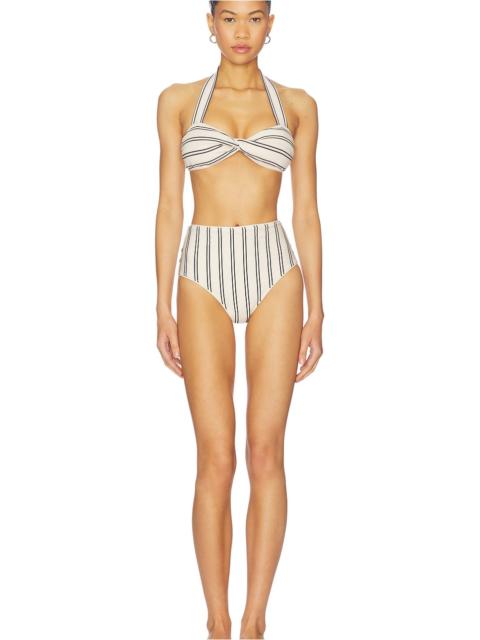 Zimmermann Daylight Twist Knit Bikini Set