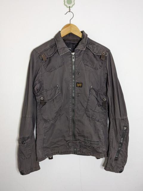 Other Designers G Star Raw - G-star RAW denim multi pocket cargo bondage jacket military