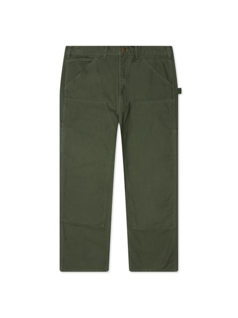 South2 West8 COTTON CANVAS PAINTER PANT - MOSS GREEN
