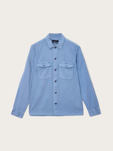 ALLSAINTS SPOTTER LONG SLEEVE MILITARY OVERSHIRT