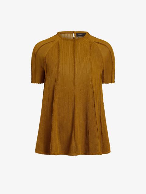 Proenza Schouler Tavia Top in Viscose Fringe Knit