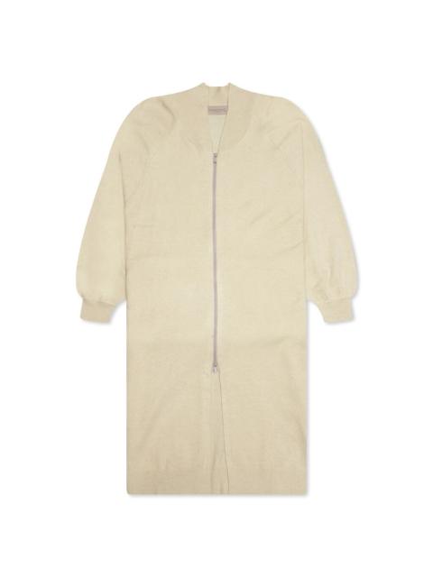 ESSENTIALS ESSENTIALS WOMEN'S LONG CARDIGAN - WHEAT