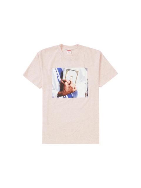 Supreme Supreme Bible Tee Heather Light Pink