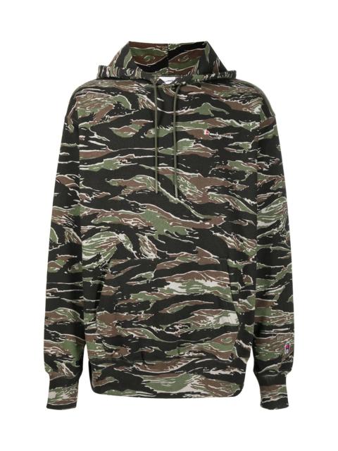Readymade CAMOUFLAGE-PRINT LONG-SLEEVE HOODIE