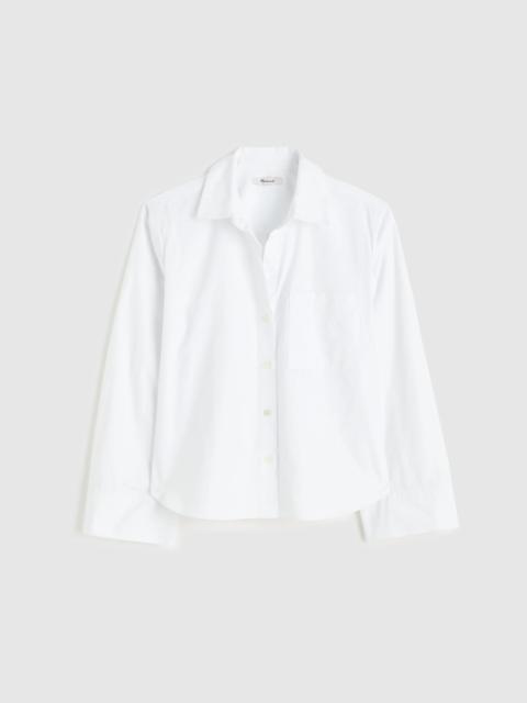 Madewell The Signature Y-Neck Shirt in Poplin