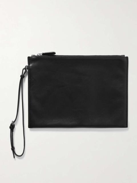 Leather pouch Black