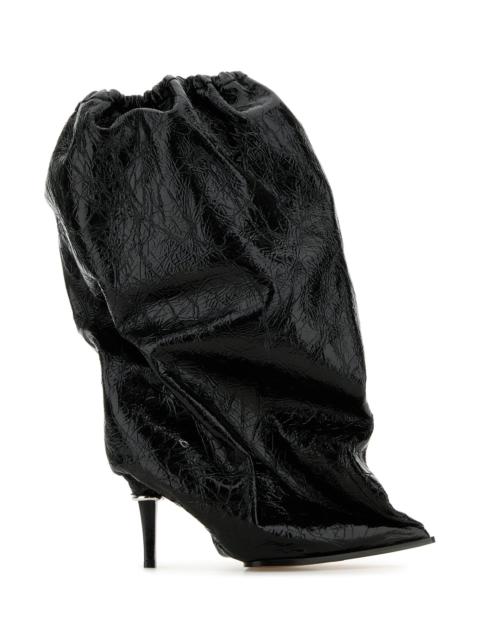 Alexander McQueen Black leather ankle boots