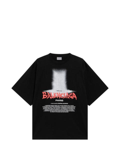 BALENCIAGA Balenciaga Women Printed Cotton T-Shirt