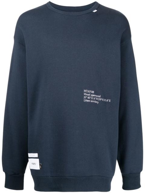 WTAPS embroidered-logo crewneck sweatshirt