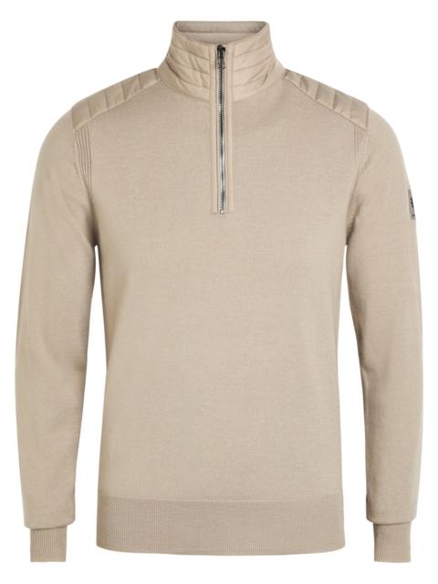 Belstaff Belstaff Kilmington Quater-zip Knit Wool-blend Jumper