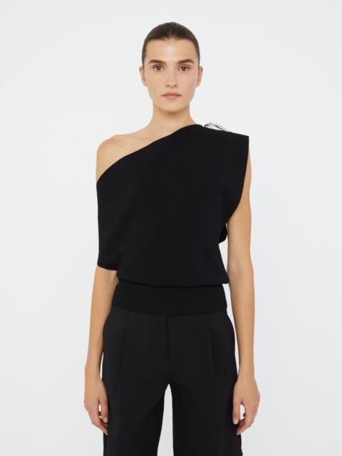 CHRISTOPHER ESBER Encased Nature Resin Knit Shoulder Top
