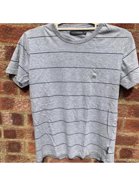 Other Designers French Connection Men's Grey and Black T-shirt