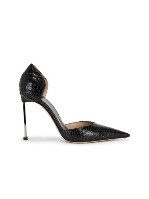 TOM FORD Printed Python DOrsay Pump