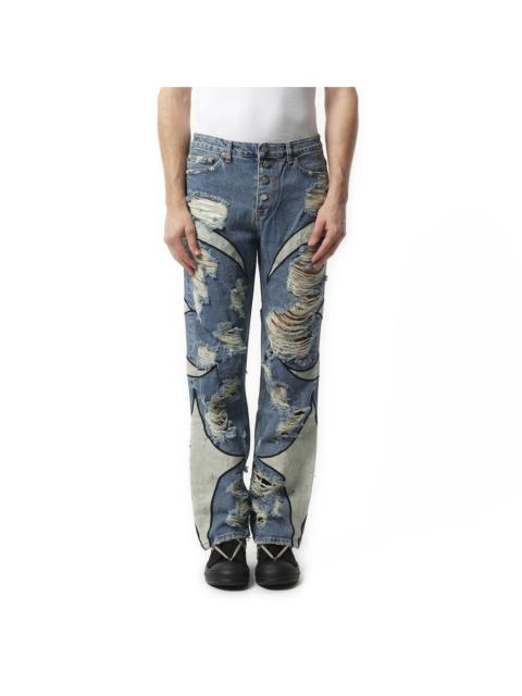 Thug Club TC Leather Washing Denim Pants War Ver in Blue