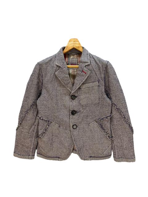 Other Designers Marithe + Francois Girbaud - MFG Deconstructed Designs Wool Crop Blazers #A53-1239