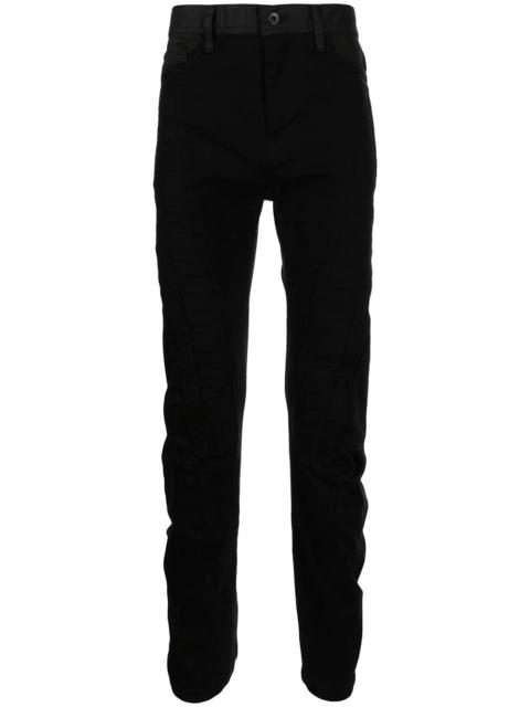Julius low-rise straight-leg trousers