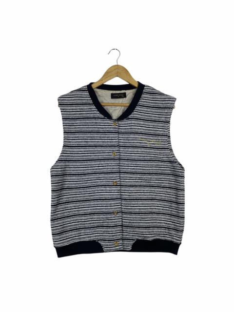 Other Designers Vintage - VINTAGE RUDOLPH VALENTINO BUTTON FLEECE VESTS SLEEVELESS