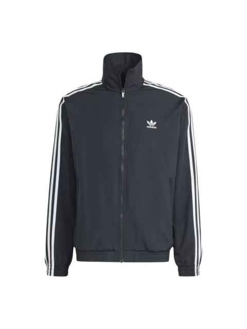 adidas adidas Adicolor Woven Firebird Track Top Asia Sizing 'Black' IT2491