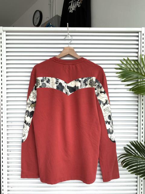 Other Designers Japanese Brand - Japanese Brand Evisu Jeans Daicock Long Sleeve T-Shirt