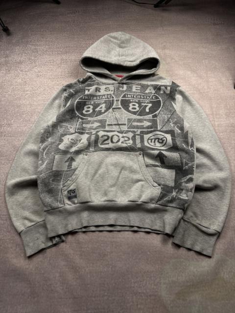 Other Designers Japanese Brand - Vintage Y2K LGB IfSixWasNine Style Printed Distressed Hoodie