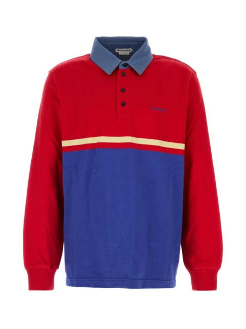 Other Designers Jw Anderson Men Multicolor Cotton Polo Shirt