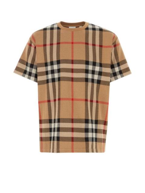 BURBERRY Embroidered Jacquard Oversize T-Shirt