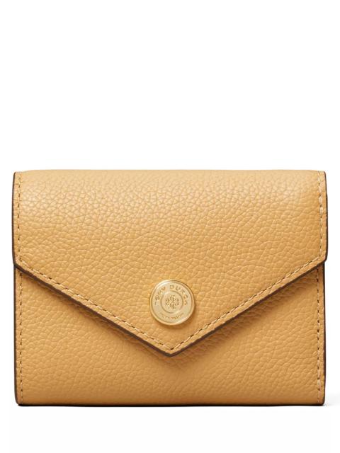 TORY BURCH Pebble Leather Small Envelope Wallet