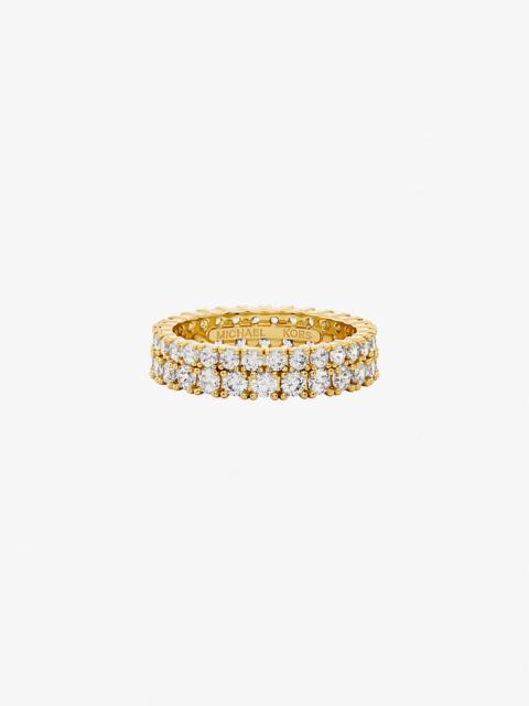 MICHAEL KORS Double Pavé Ring