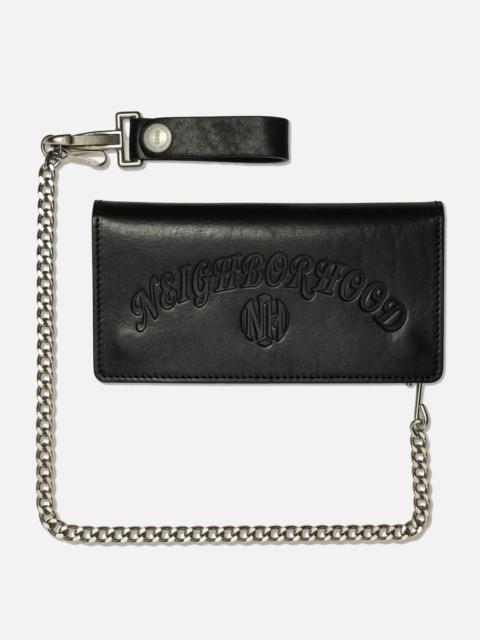 NEIGHBORHOOD LEATHER TRUCKER WALLET