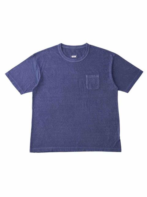 visvim JUMBO TEE S/S (UNEVEN DYE) NAVY