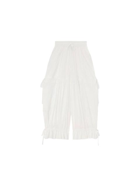 GANNI Ganni White Trousers - Tapered Trousers Women