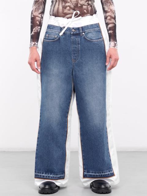 Jean Paul Gaultier Denim Jean Detailed Pants