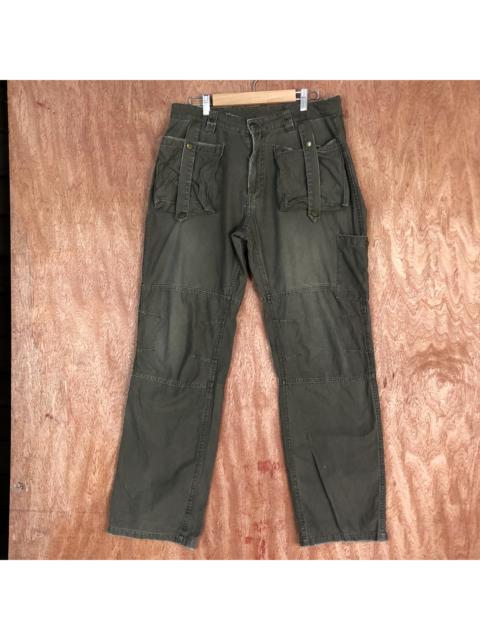 Other Designers Vintage - OshKosh Grey Multipocket Cargo bush Pants #c670
