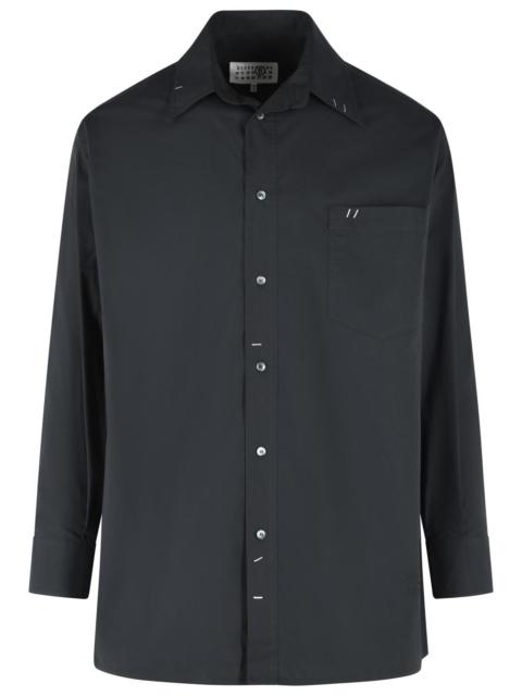 MM6 Maison Margiela MM6 Maison Margiela Black Cotton Shirt Men