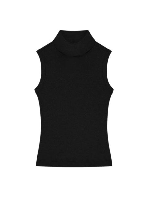 Flodinah sleeveless turtleneck top
