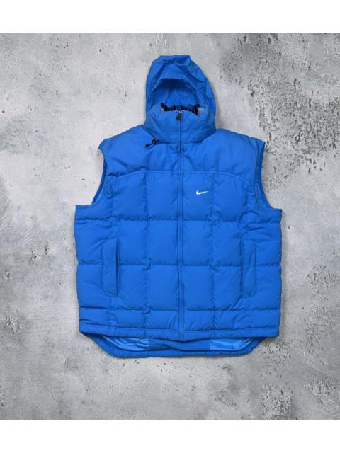 Nike Nike vintage down vest baby blue small logo 90s