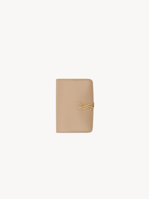 SAINT LAURENT VOLTAIRE PASSPORT CASE IN BOX SAINT LAURENT